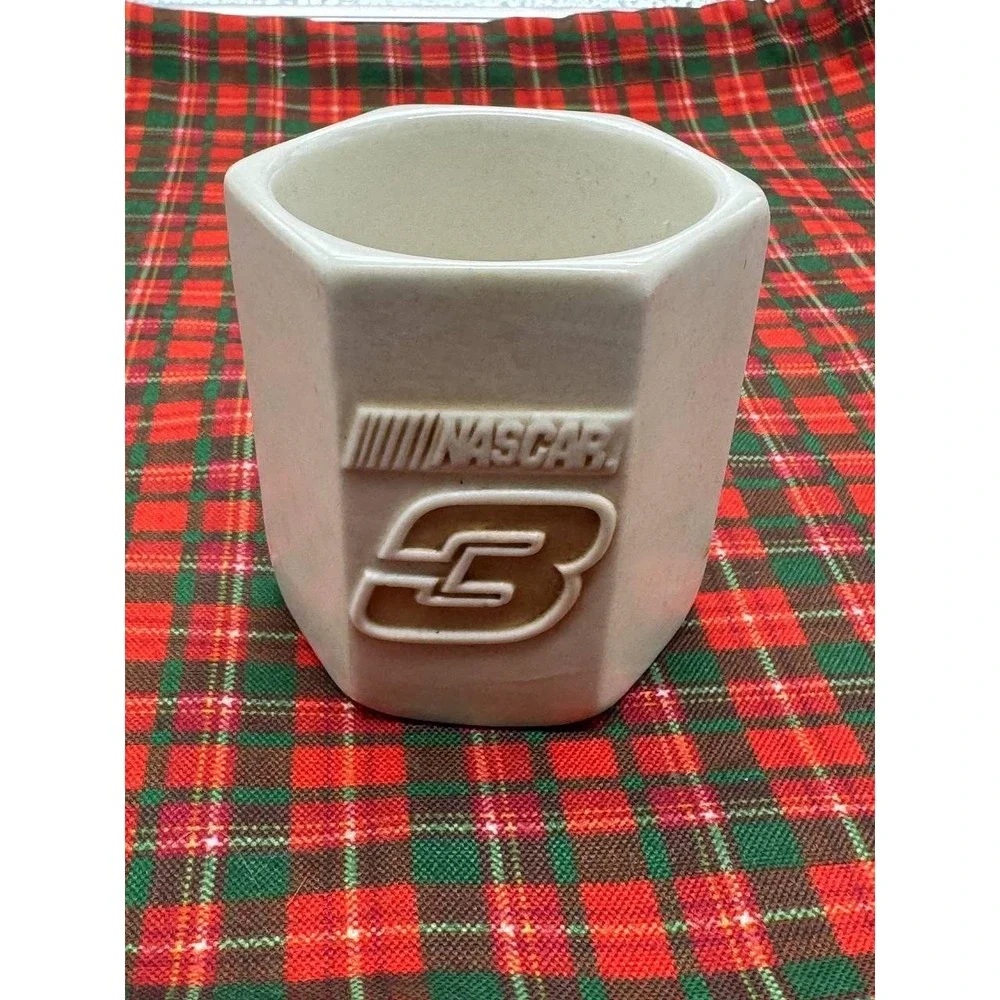 NASCAR Dale Earnhardt 3 Ceramic‎ Hexagon Shot Glass